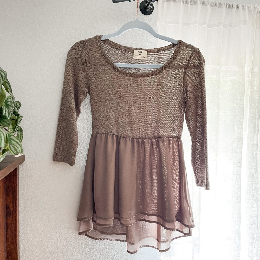 Flirty Pins & Needles Top